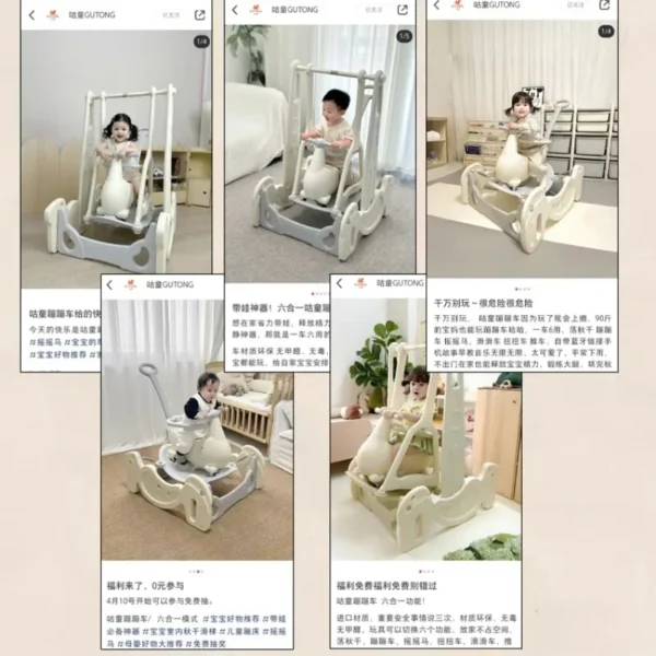 Multi-Function Baby Bouncer & Rocking Horse Toy - Image 2