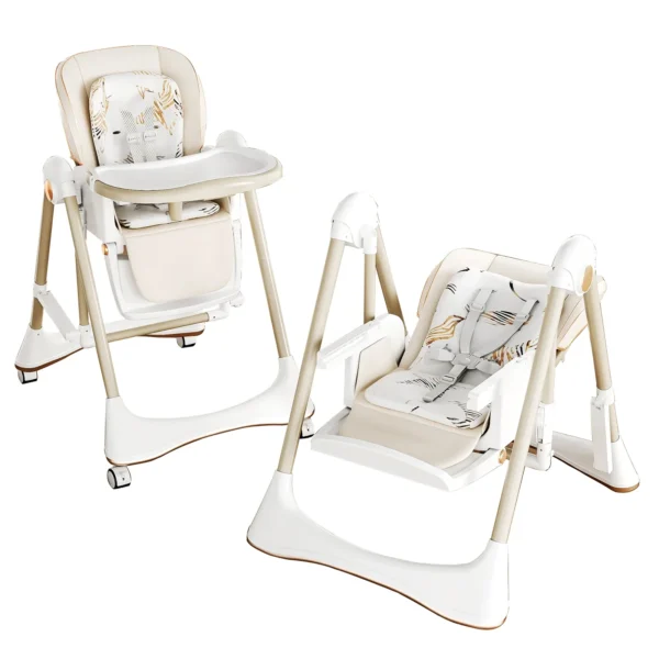 Magic ZC 3-in-1 Foldable Baby High Chair & Swing - Image 7