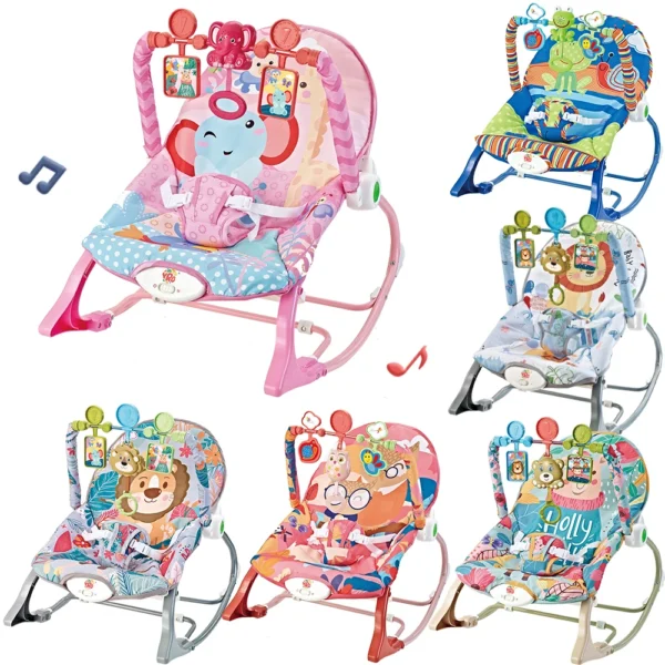 Baby Electric Rocking Chair with Music & Vibration - Image 2