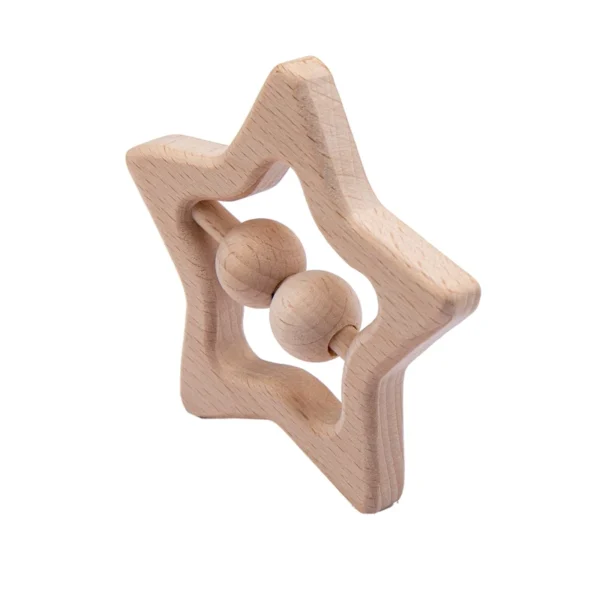 Wooden Baby Rattles Set – Montessori Musical Teether Toy - Image 9
