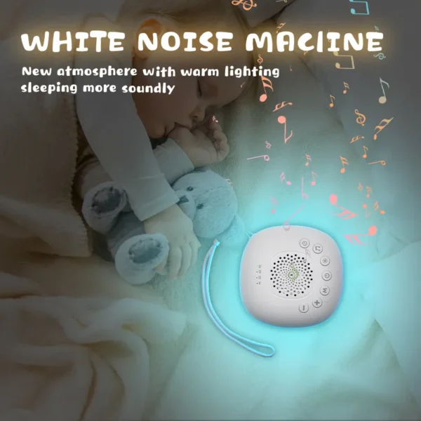 Portable Baby Sleep Machine – 20 White Noise Sounds - Image 3
