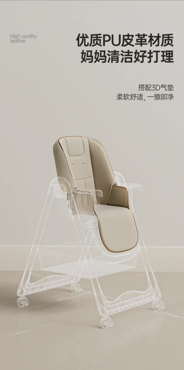 Multifunctional Baby Highchair – Foldable Children's Dining Seat - Image 17