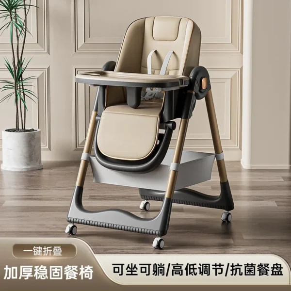 Multifunctional Baby Highchair – Foldable Children's Dining Seat - Image 2