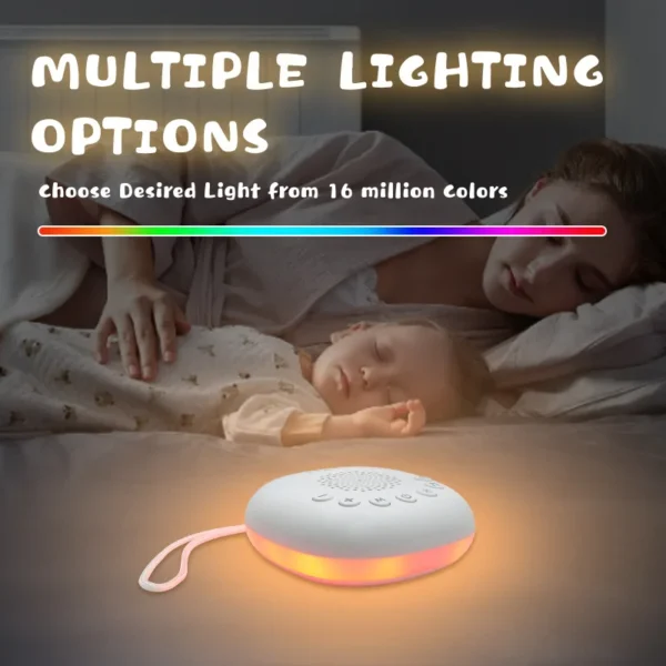 Portable Baby Sleep Machine – 20 White Noise Sounds - Image 2