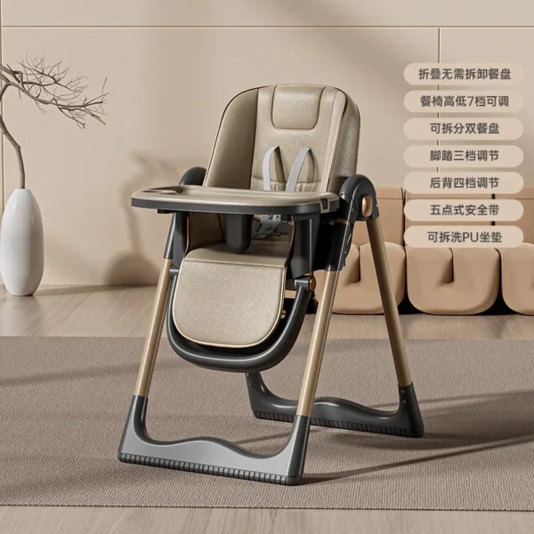 Multifunctional Baby Highchair – Foldable Children's Dining Seat - Image 10