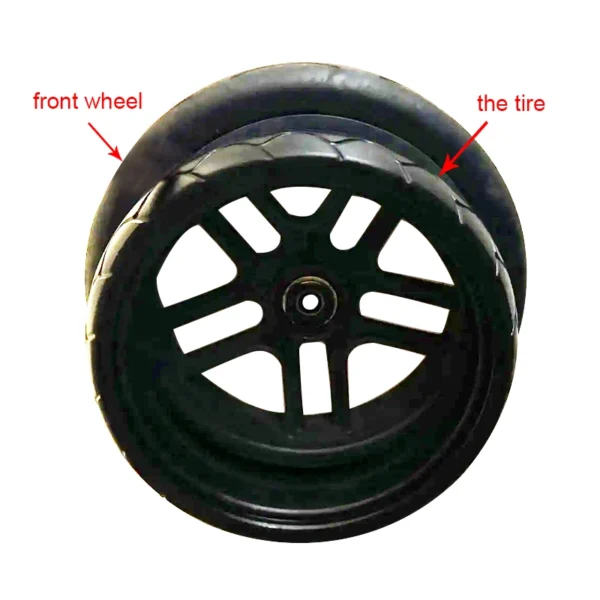 Front Wheel Tire for Uppababy Vista – PU Tubeless - Image 9
