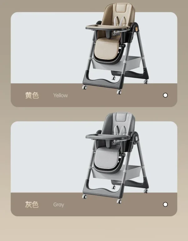Multifunctional Baby Highchair – Foldable Children's Dining Seat - Image 33