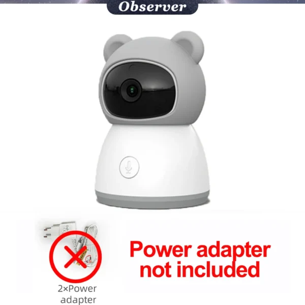 Tuya Smart 5" WiFi Baby Monitor with 1080P HD Camera - Image 12