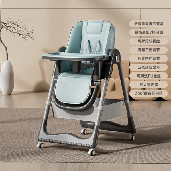 Multifunctional Baby Highchair – Foldable Children's Dining Seat - Image 15