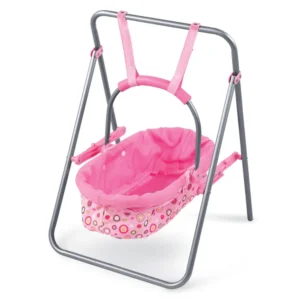 Simulation Baby Doll Swing – 2-in-1 Cradle Toy Set