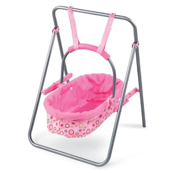 Simulation Baby Doll Swing – 2-in-1 Cradle Toy Set