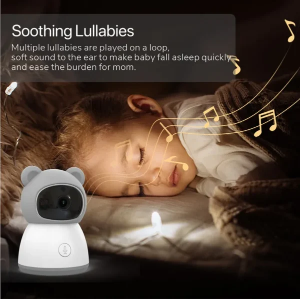 Tuya Smart 5" WiFi Baby Monitor with 1080P HD Camera - Image 21