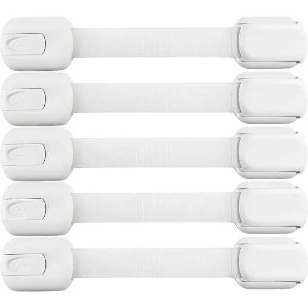Child Safety Strap Locks – 5/10 Baby Cabinet & Drawer Locks - Image 10