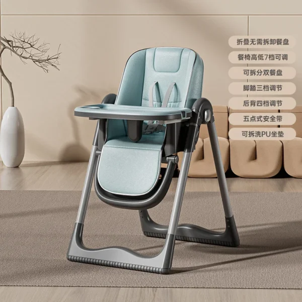 Multifunctional Baby Highchair – Foldable Children's Dining Seat - Image 8