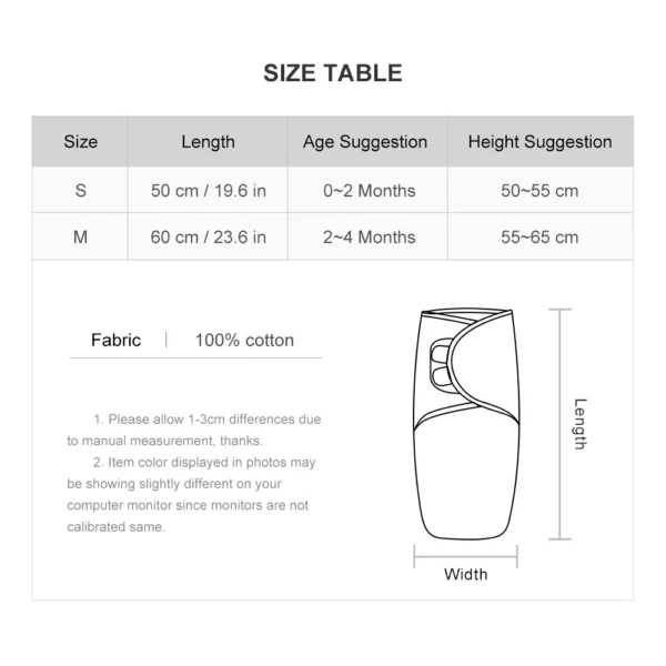 100% Cotton Baby Sleeping Bag – Swaddle & Sleepsack - Image 14