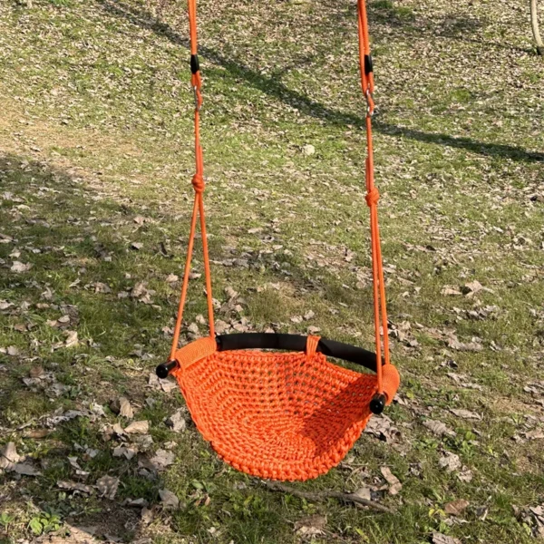 Portable Kids Swing Chair – Hanging Basket Seat for Outdoors - Image 2